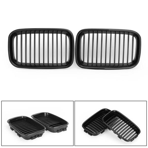 1990-1996 BMW 3-Series E36 318i/325i/320i/316i/318i/M3 Pre-Facelift Front Kidney Grill Mcolor/Black Grille
