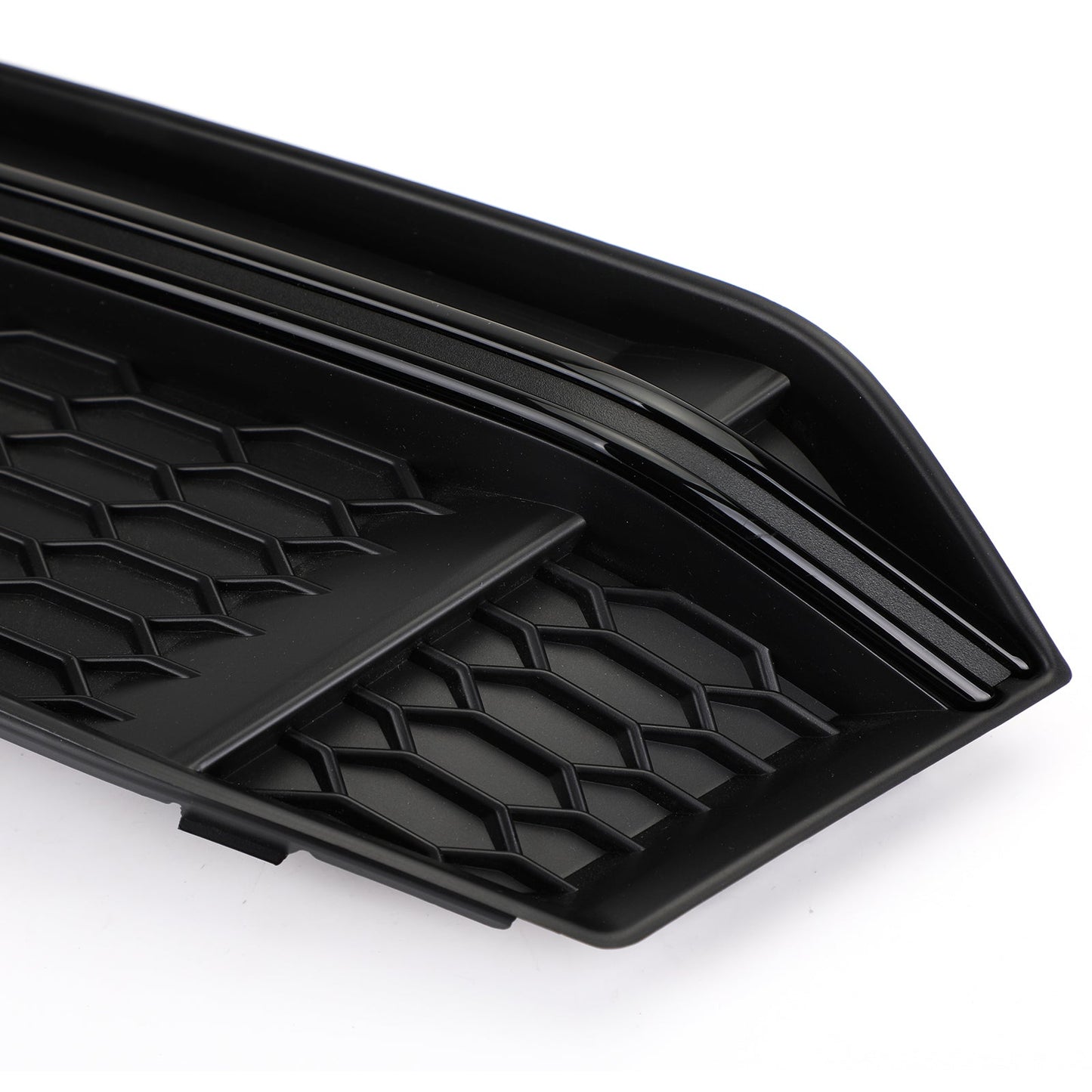 Audi 2016-2018 S4 S-Line B9 8W0807681K 8W0807682K Pair Fog Light Cover Hole Grille Grill Bezel