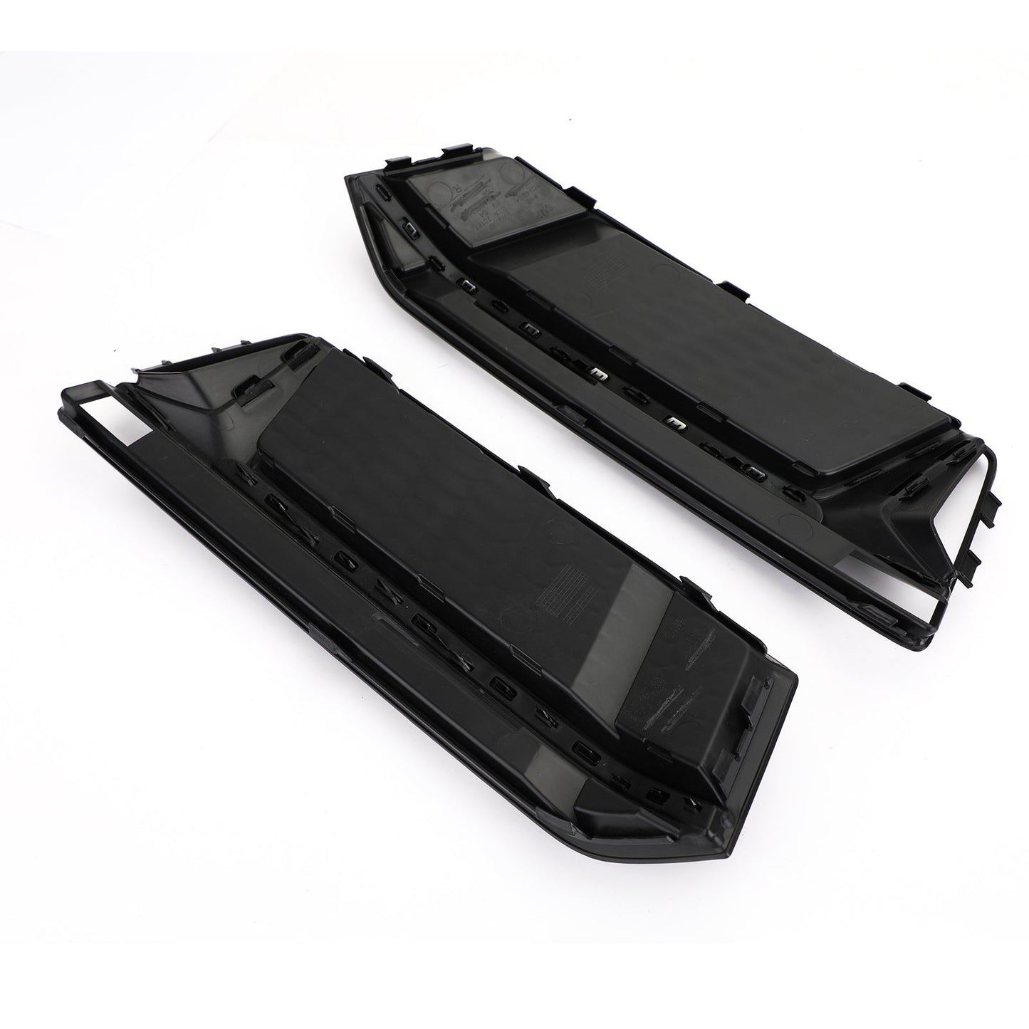 Audi 2016-2018 S4 S-Line B9 8W0807681K 8W0807682K Pair Fog Light Cover Hole Grille Grill Bezel