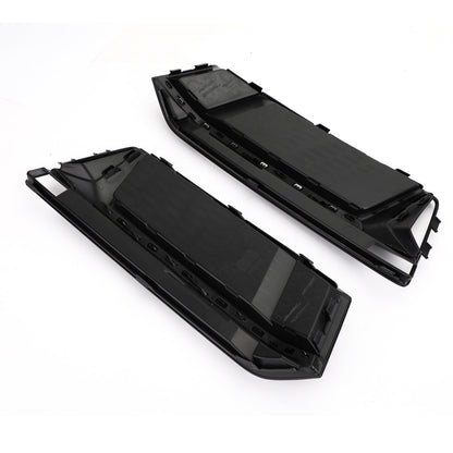 Audi 2016-2018 S4 S-Line B9 8W0807681K 8W0807682K Pair Fog Light Cover Hole Grille Grill Bezel