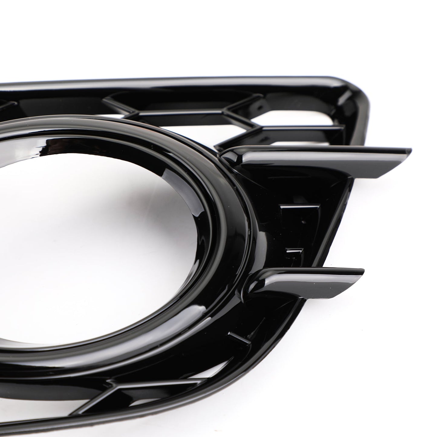 2008-2012 Audi A4 B8 S-Line / S4 Pair Car Fog Light Grill Cover Left & Right OEM / Honeycomb Style Grille