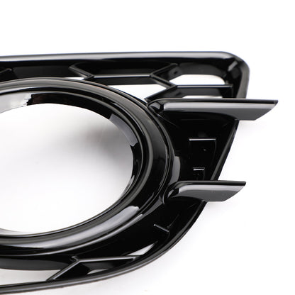 2008-2012 Audi A4 B8 S-Line / S4 Pair Car Fog Light Grill Cover Left & Right OEM / Honeycomb Style Grille