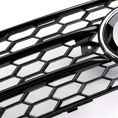 2008-2012 Audi A4 B8 S-Line / S4 Pair Car Fog Light Grill Cover Left & Right OEM / Honeycomb Style Grille