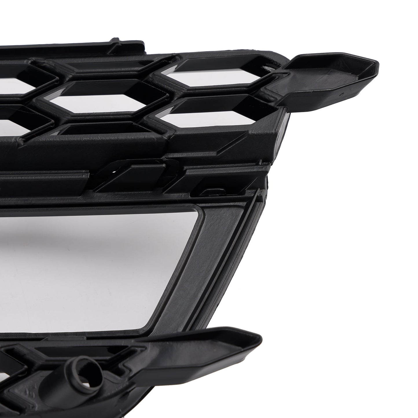 2013-2016 Audi A5 Sline / S5 2PCS Front Fog Lamp Black Grill Honeycomb Replacement Grille