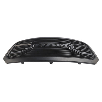 2013-2018 Dodge Ram 1500 Black Big Horn Style Front Bumper Grill