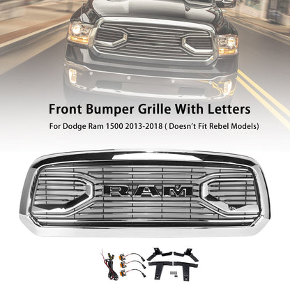 Dodge Ram 1500 2013-2018 Big Horn Style Front Bumper Grill