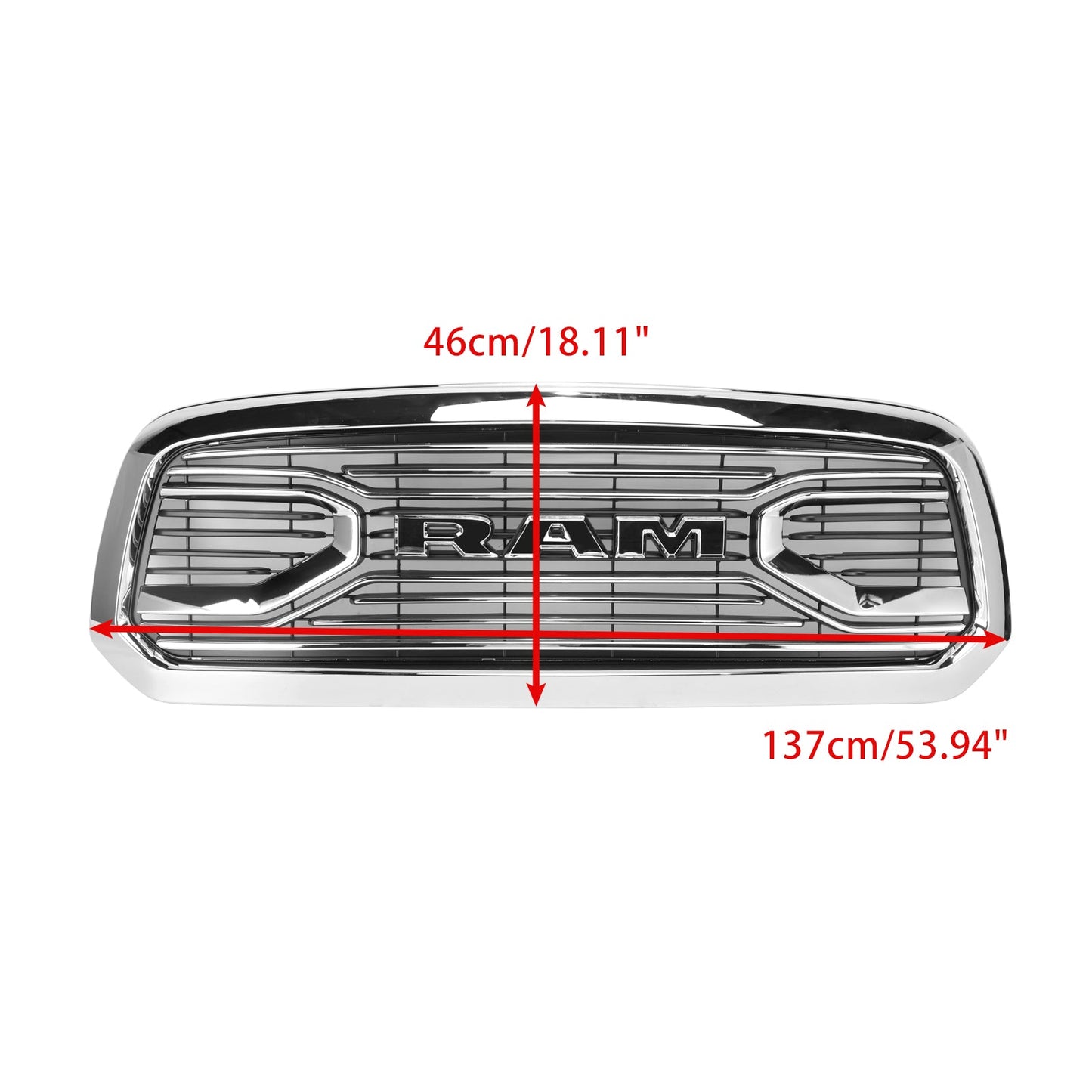 Dodge Ram 1500 2013-2018 Big Horn Style Front Bumper Grill