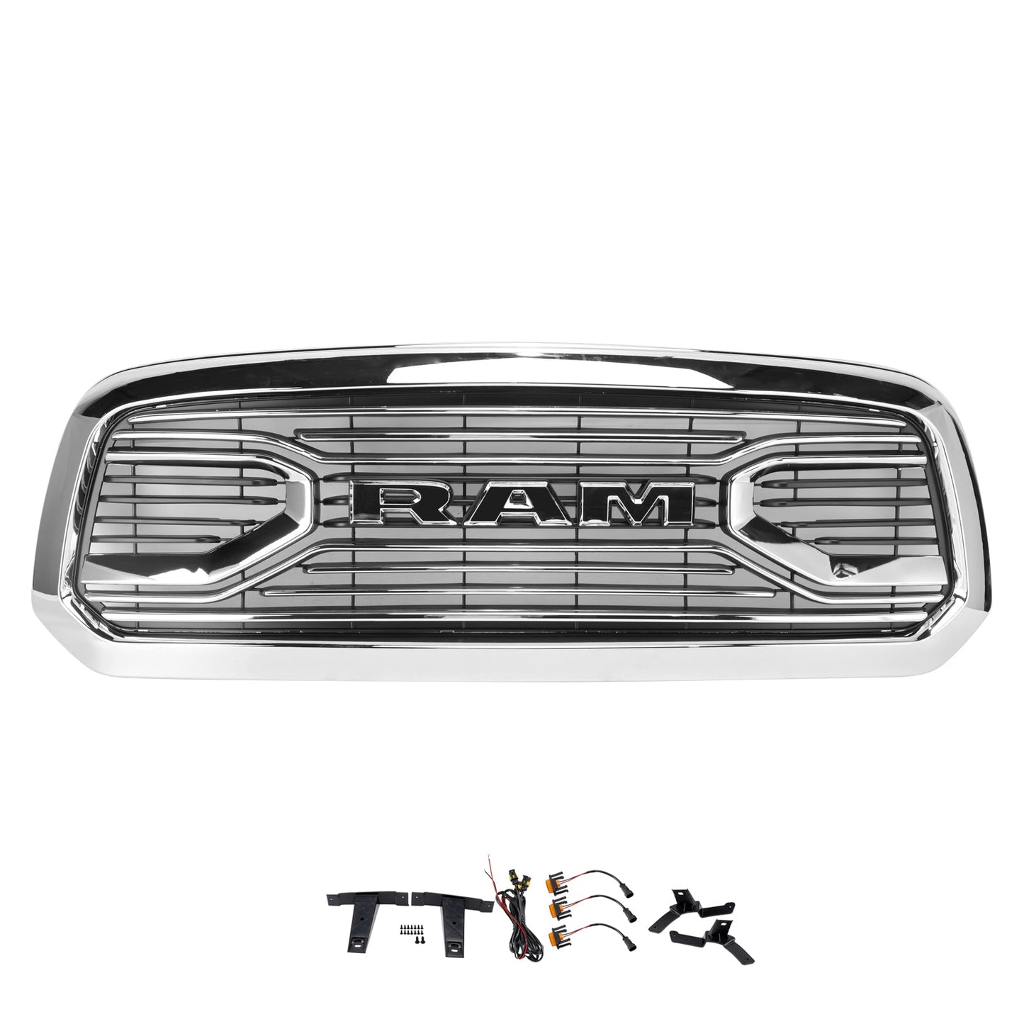 Dodge Ram 1500 2013-2018 Big Horn Style Front Bumper Grill