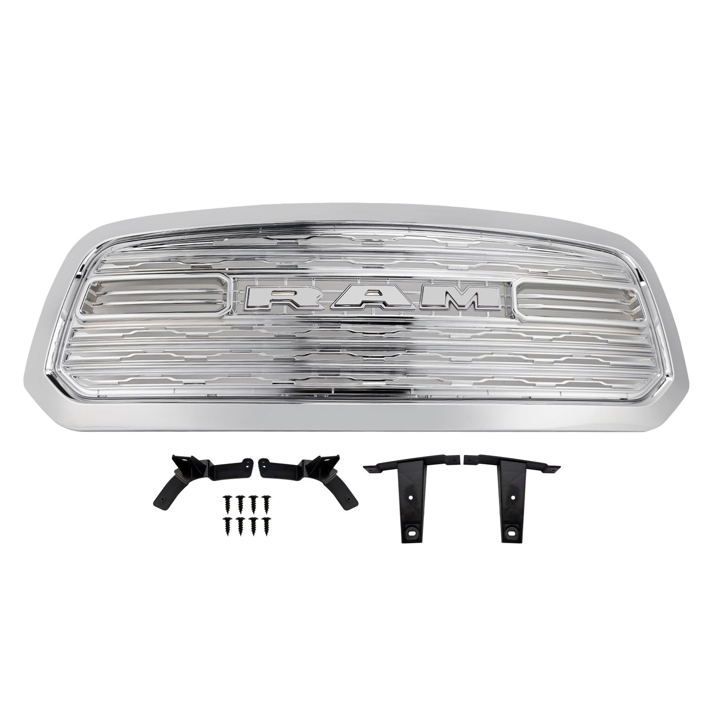 2013-2018 Ram 1500 Dodge LTD Style Chrome Front Bumper Grill