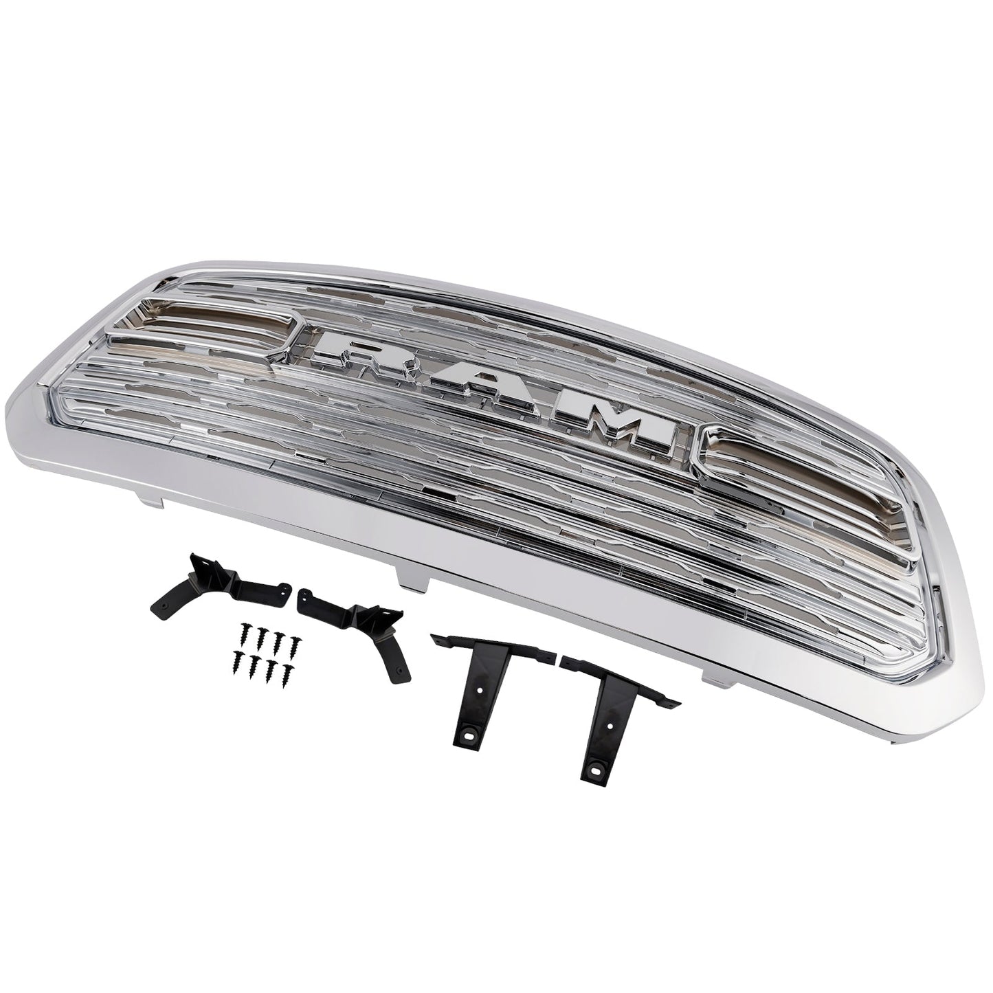 2013-2018 Ram 1500 Dodge LTD Style Chrome Front Bumper Grill