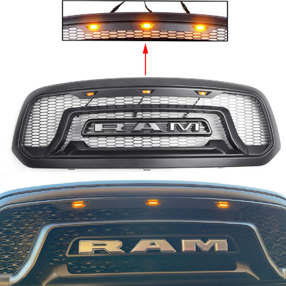 2013-2018 Dodge Ram 1500 ABS Front Bumper Honeycomb Bumper Grill Hood Front Grill Generic
