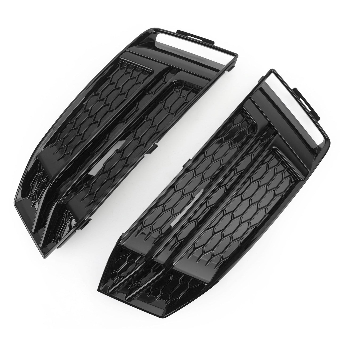 2016-2018 Audi S4/A4 B9 S-Line 8W0807681F 8W0807682F Pair Front Fog Light Cover Bumper Grill Generic