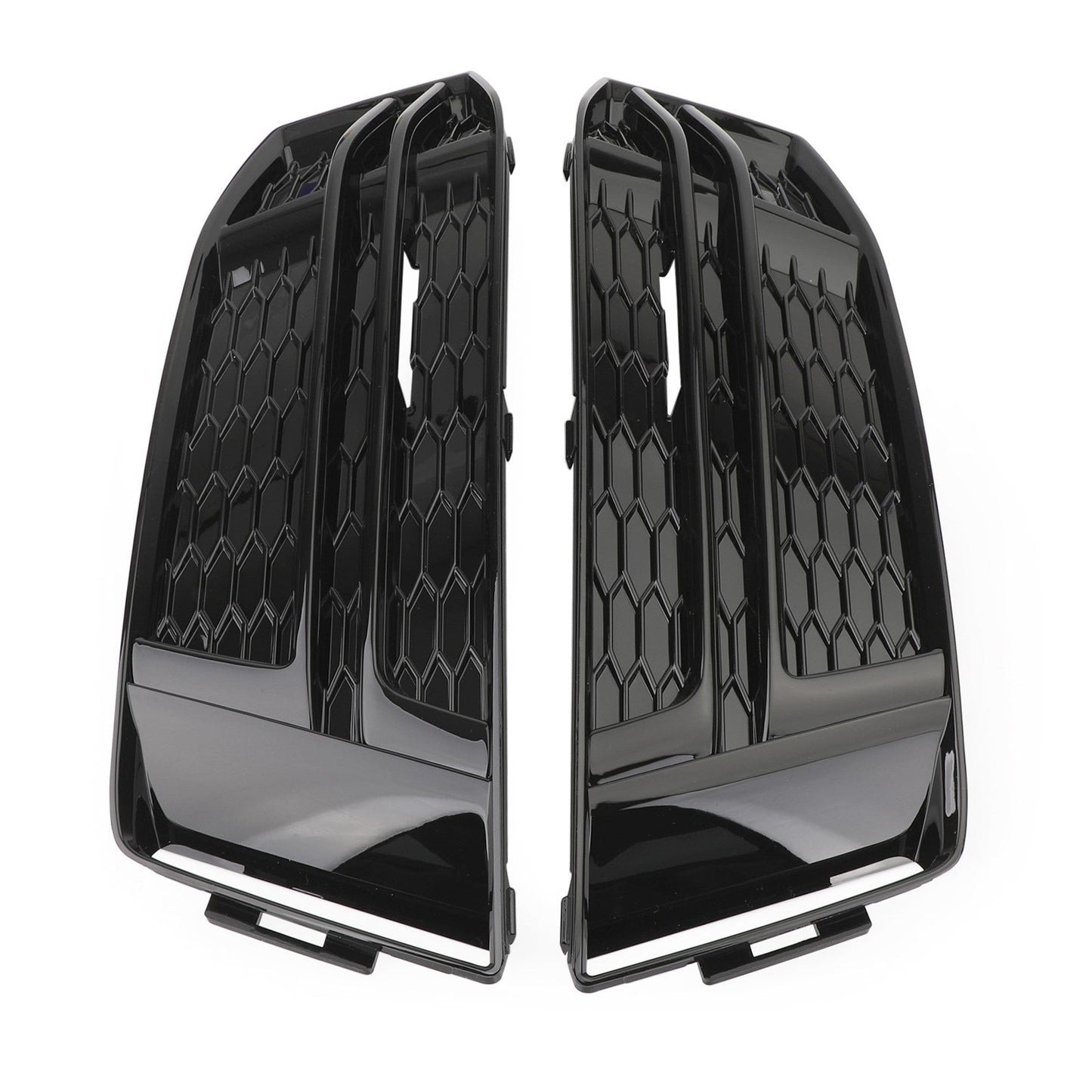 2016-2018 Audi S4/A4 B9 S-Line 8W0807681F 8W0807682F Pair Front Fog Light Cover Bumper Grill Generic