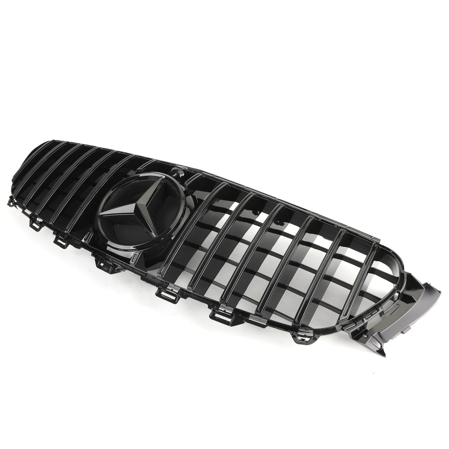 2016 2017 2018 2019 Mercedes Benz E-Class W213 Sport Front Grill Panamericana GT Style Black Grille With Star