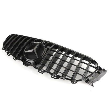 2016 2017 2018 2019 Mercedes Benz E-Class W213 Sport Front Grill Panamericana GT Style Black Grille With Star