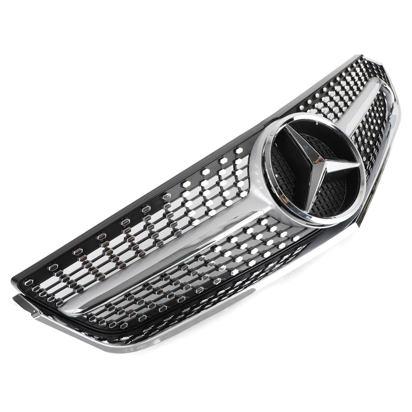 2009-2013 Mercedes Benz E-Class W207 C207 Coupe Convertible AMG Front Grill Chrome Replacement Grille