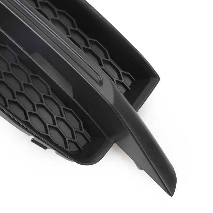 2010-2014 Audi A1 Sline 8X0807682B 2PCS Front Bumper Fog Light Grille Black Honeycomb Cover Grill