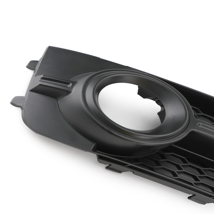 2010-2014 Audi A1 Sline 8X0807682B 2PCS Front Bumper Fog Light Grille Black Honeycomb Cover Grill