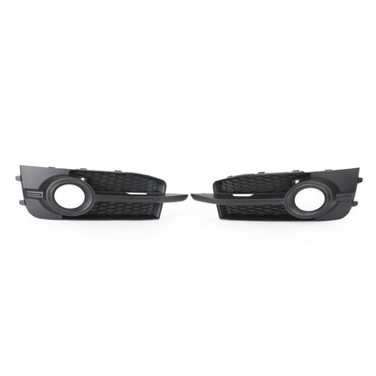 2010-2014 Audi A1 Sline 8X0807682B 2PCS Front Bumper Fog Light Grille Black Honeycomb Cover Grill