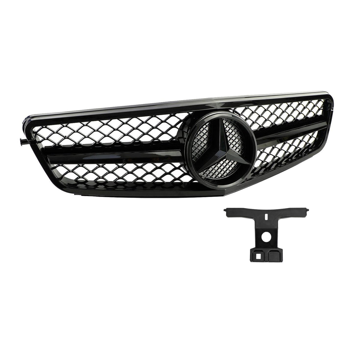 2008-2013 Mercedes Benz C-Class W204 C250 C300 C350 Front Bumper Grill Black Grille