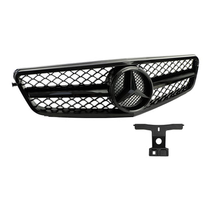 2008-2013 Mercedes Benz C-Class W204 C250 C300 C350 Front Bumper Grill Black Grille