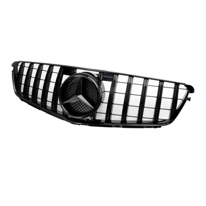 Mercedes Benz 2008-2014 C-Class W204 C250 C300 C350 Front Bumper Grill Black Replacment Grille