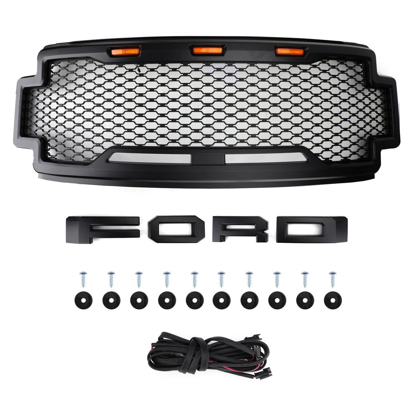 2017-2019 F250 F350 F450 Super Duty Raptor Style Ford Grille Fashion Grill Generic