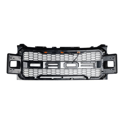 2017-2019 Ford F250 F350 F450 Raptor Style Front Bumper Grill with LED Light Generic