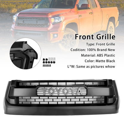 2014-2018 Toyota Tundra TRD PRO Style Honeycomb Grill Replacement Matt Black Grille