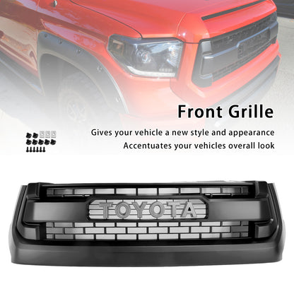 2014-2018 Toyota Tundra TRD PRO Style Honeycomb Grill Replacement Matt Black Grille
