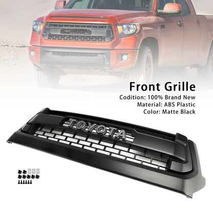2014-2018 Toyota Tundra TRD PRO Style Honeycomb Grill Replacement Matt Black Grille