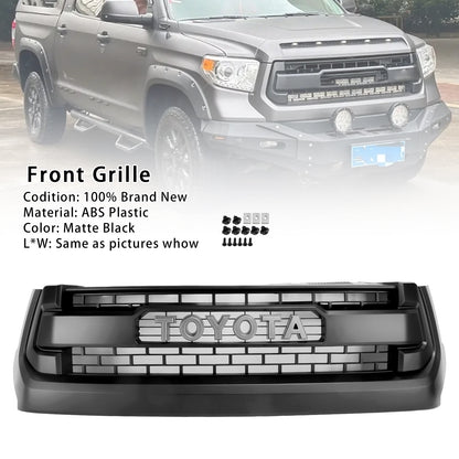2014-2018 Toyota Tundra TRD PRO Style Honeycomb Grill Replacement Matt Black Grille