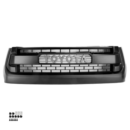 2014-2018 Toyota Tundra TRD PRO Style Honeycomb Grill Replacement Matt Black Grille
