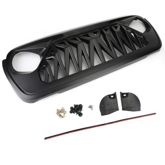 Jeep 2018-2021 Wrangler JL Front Bumper Grille Mesh Hood Grille Grill