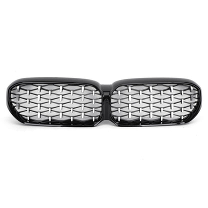 2021-2022 BMW 5-Series G30 G31 G38 530i/540i/530e/M550i/520d Front Grill Double Gloss Black Grille