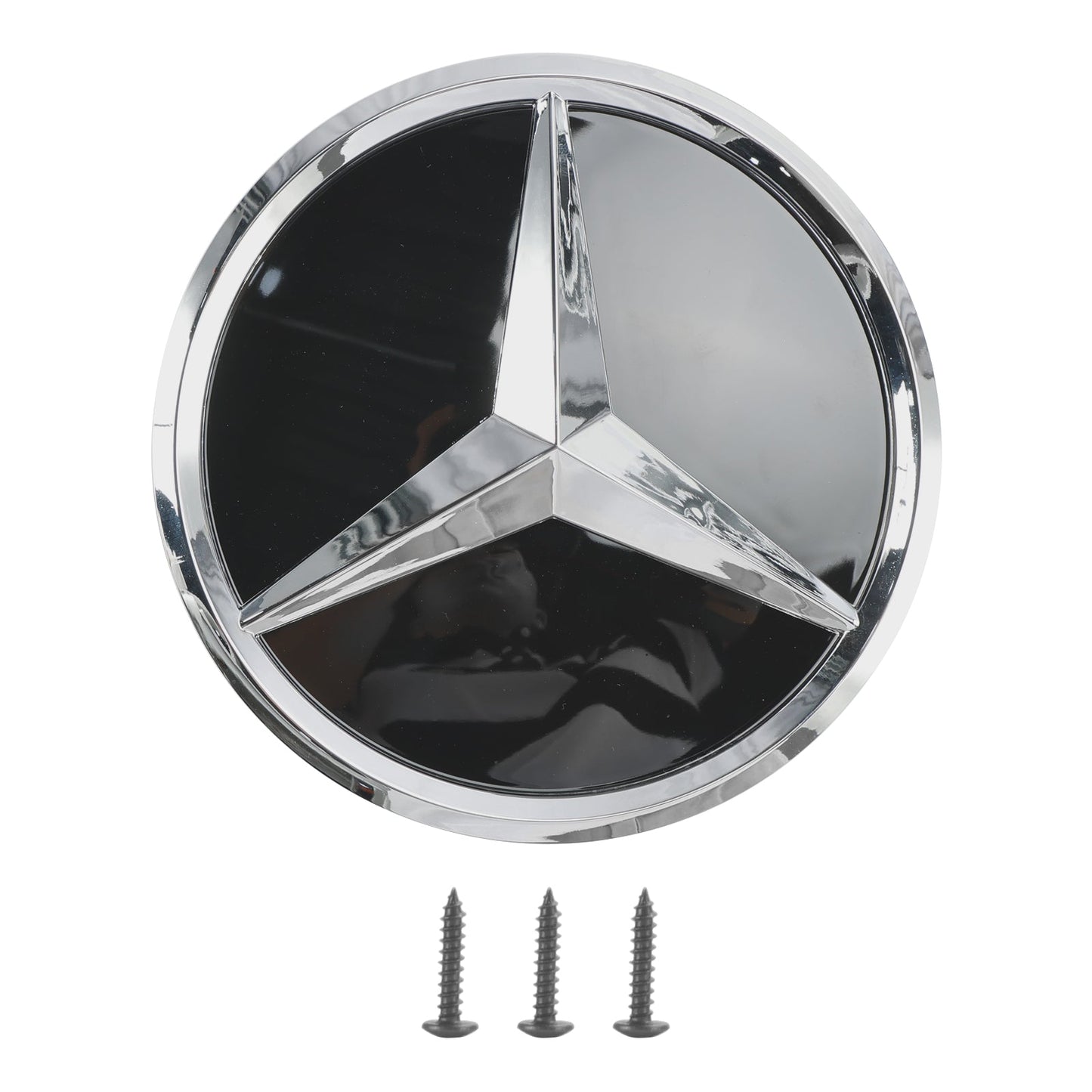 2002-2006 Mercedes Benz R230 SL Class SL350/500/600/SL55/65 1 Fin Star Grill black Chrome Grille