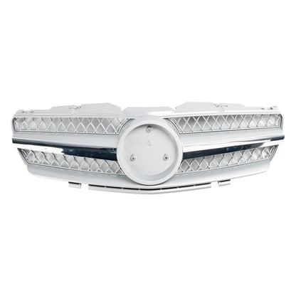 2002-2006 Mercedes Benz SL-Class R230 SL350/500/600/SL55/SL65 Front Bumper Upper Grill Silver Chrome Grille