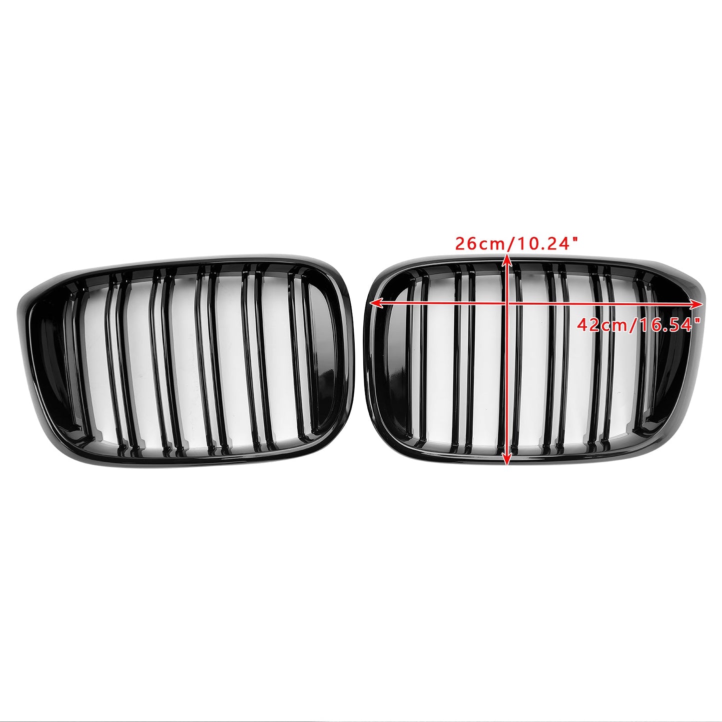 2018-2021 BMW X4 G02 X3 G01 G08 Gloss Black Front Kidney Grille Mesh Grill