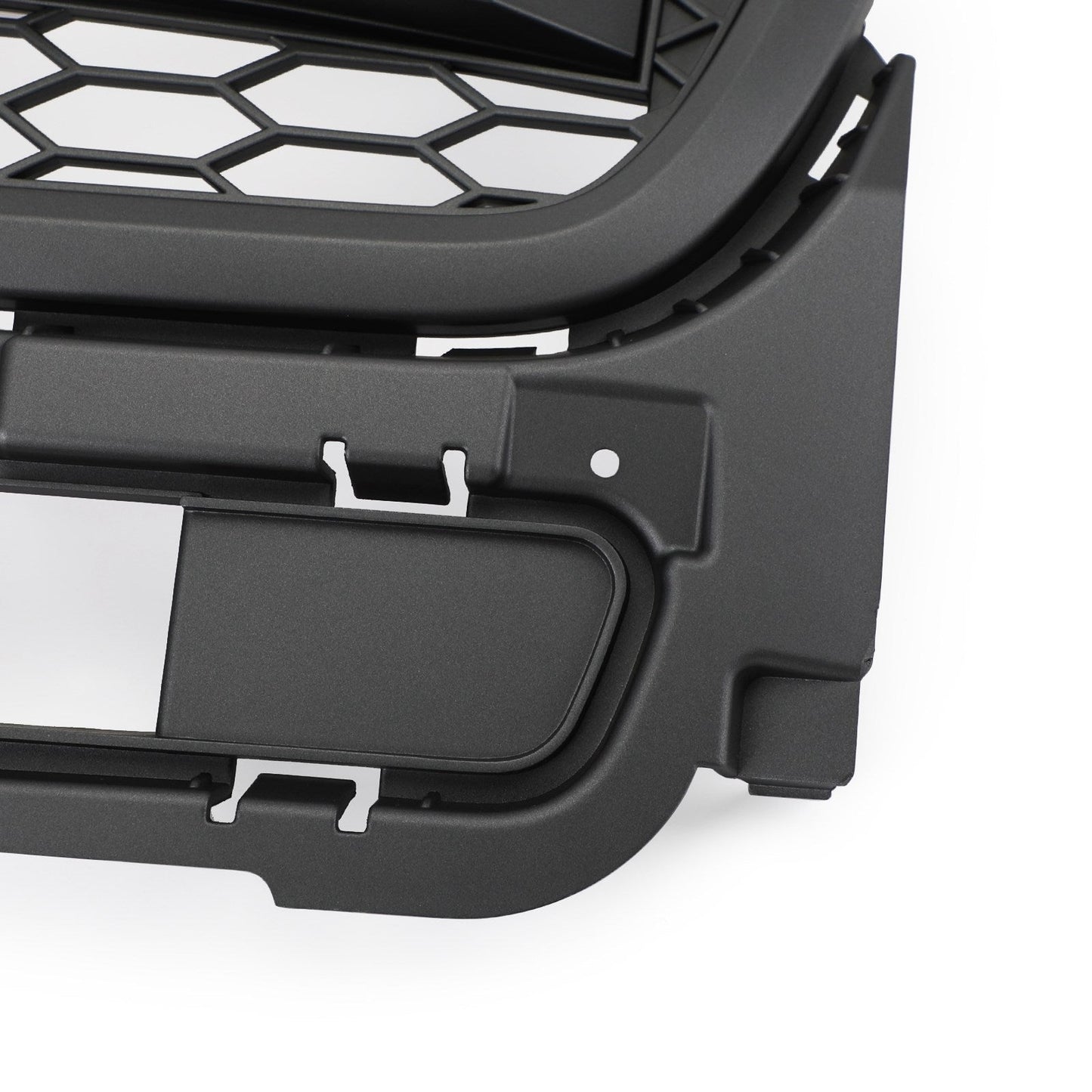 2016-2017 Ford Explorer Base/XLT/Limited/Platinum/Sport Front Upper Bumper Grill Replacement Black Grille With Lights