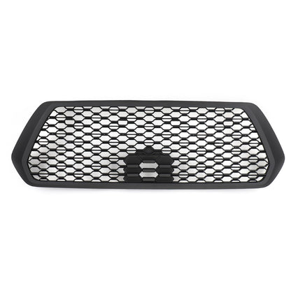 2016-2023 Toyota Tacoma TRD PRO Front Bumper Hood Grill Replacement Matte Black Grill