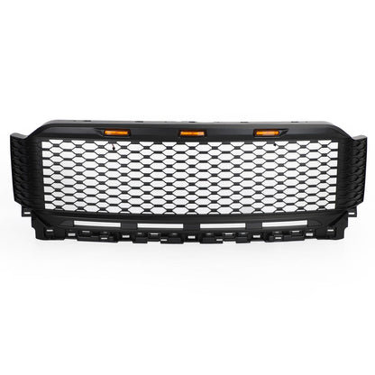 2021 2022 2023 F150 | Ford Raptor Replacement ABS Front Bumper Grille Grill W/ LED Generic
