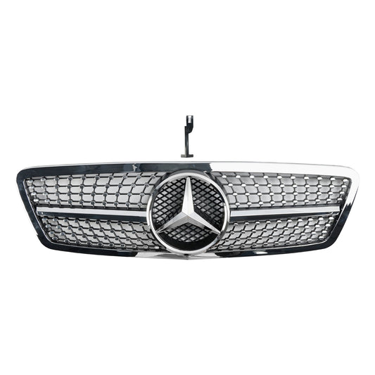 2001-2007 Mercedes-Benz C-Class W203 Front Bumper Grille Chrome Replacement Grill