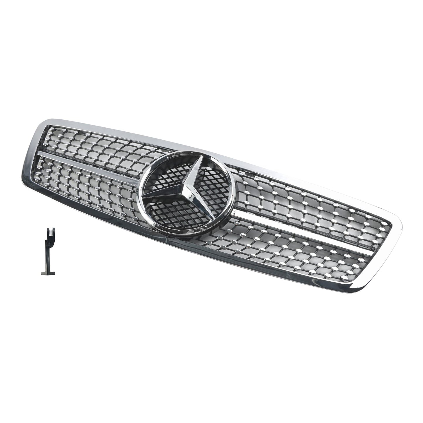 2001-2007 Mercedes-Benz C-Class W203 Front Bumper Grille Chrome Replacement Grill