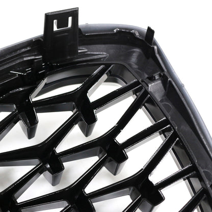 BMW X3 G01 / X4 G02 2022-2025 Black Kidney Front Grill Air Intake Radiator Bumper Grille W/ LED Strip Light
