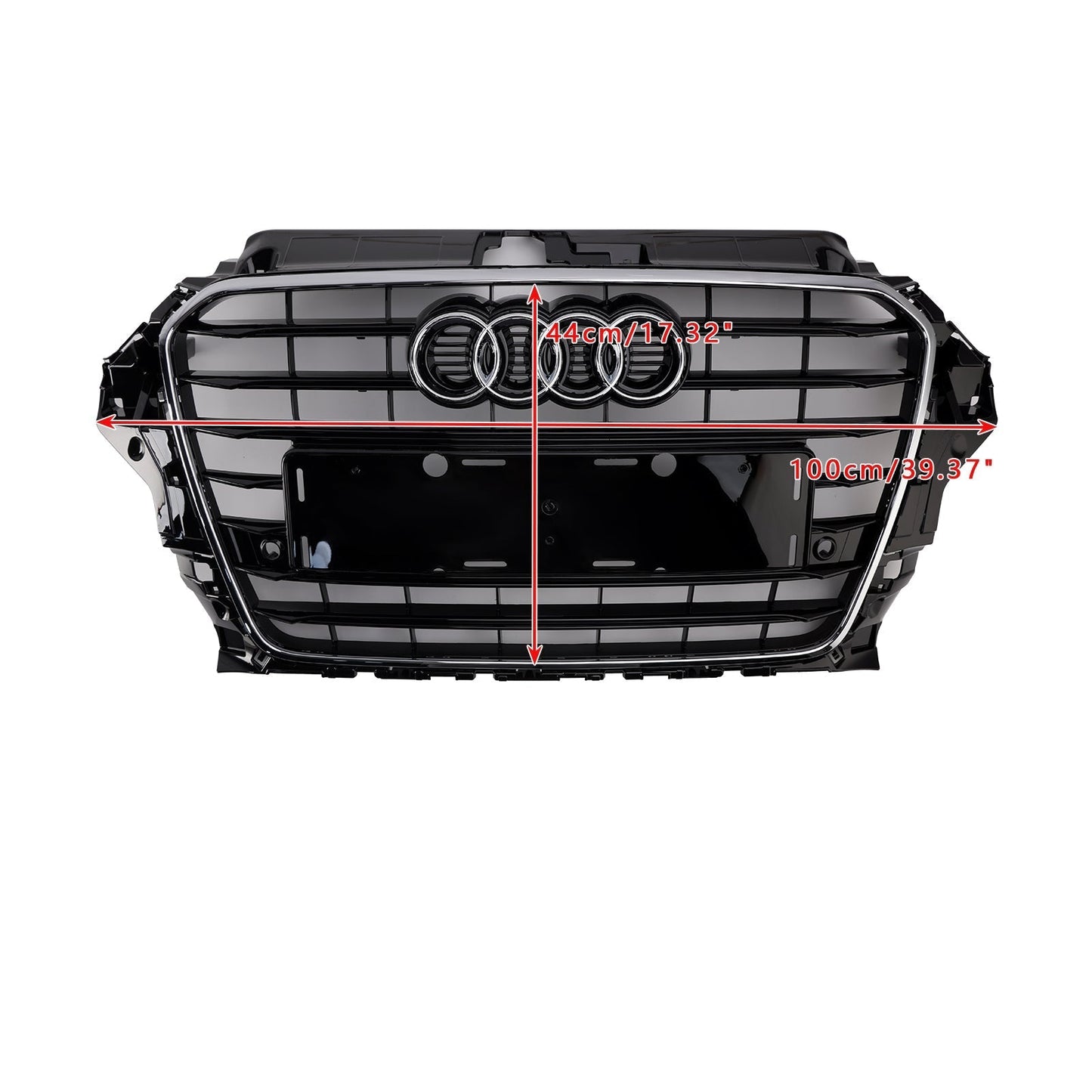 2013-2016 Audi A3 S3 Chrome S3 Style 8V3853651 Front Bumper Grille Grill