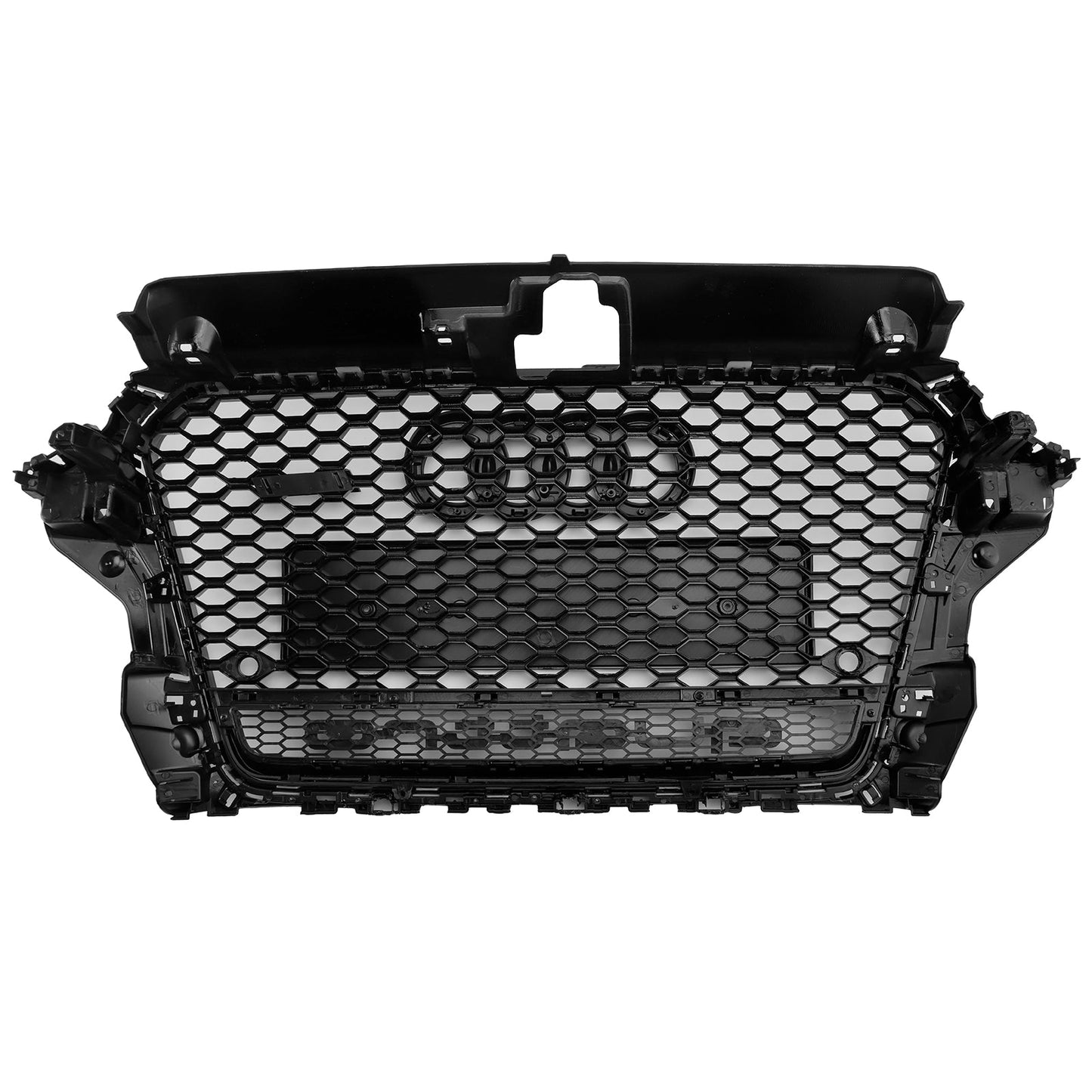 2013-2016 Audi A3/ A3 Sline/ S3 Black Grill Replacement Front Bumper Grille W/ Ring Emblem