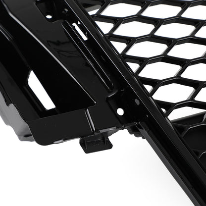 Audi 2008-2012 A5 S5 B8 Grill Replacement RS5 Style Hood Honeycomb Sport Mesh Black Grille