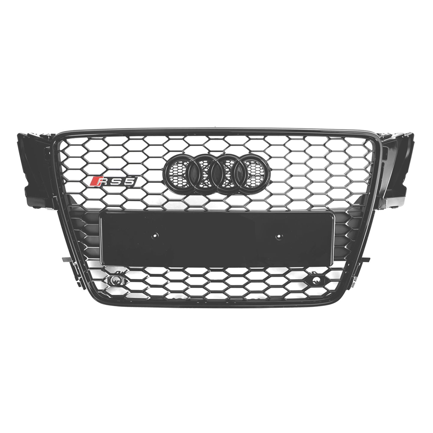 2008-2012 Audi A5/ A5 Sline/ S5 B8 Honeycomb Glossy Black Grille RS5 Sport Front Bumper Grill