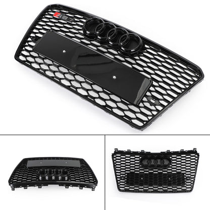 2010-2015 Audi A7 S7 Grill Replacement RS7 Style Honeycomb Sport Mesh Hex Black Grille