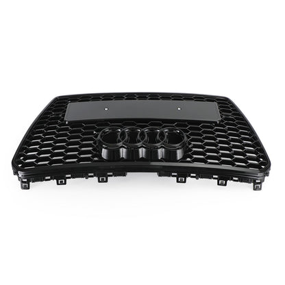 2010-2015 Audi A7 S7 Grill Replacement RS7 Style Honeycomb Sport Mesh Hex Black Grille